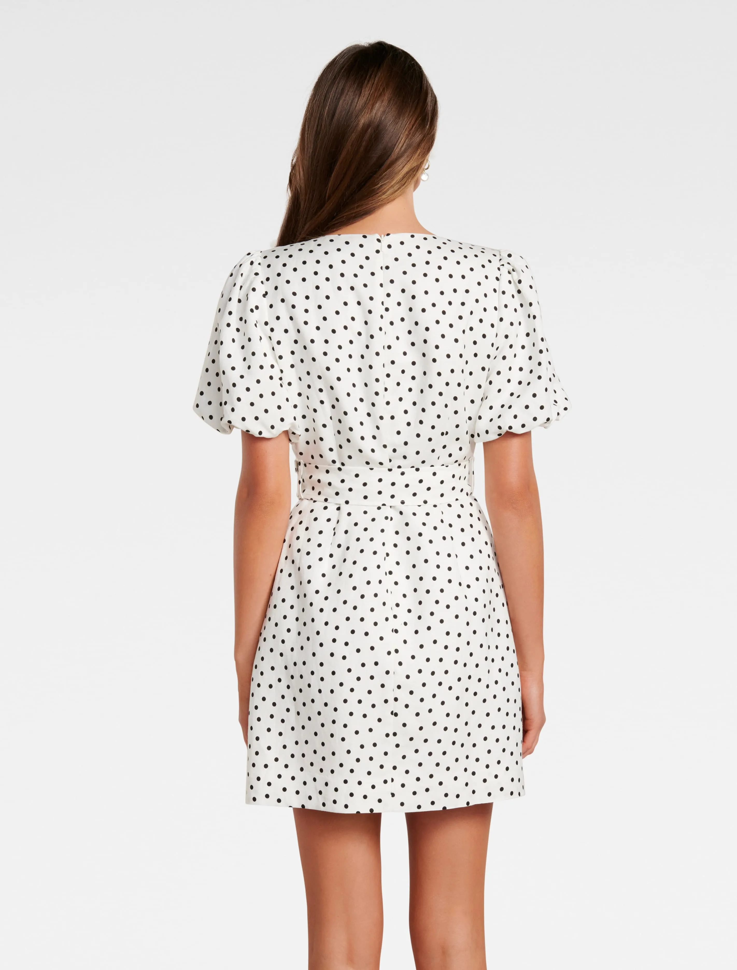 Maggie Linen Wrap Dress