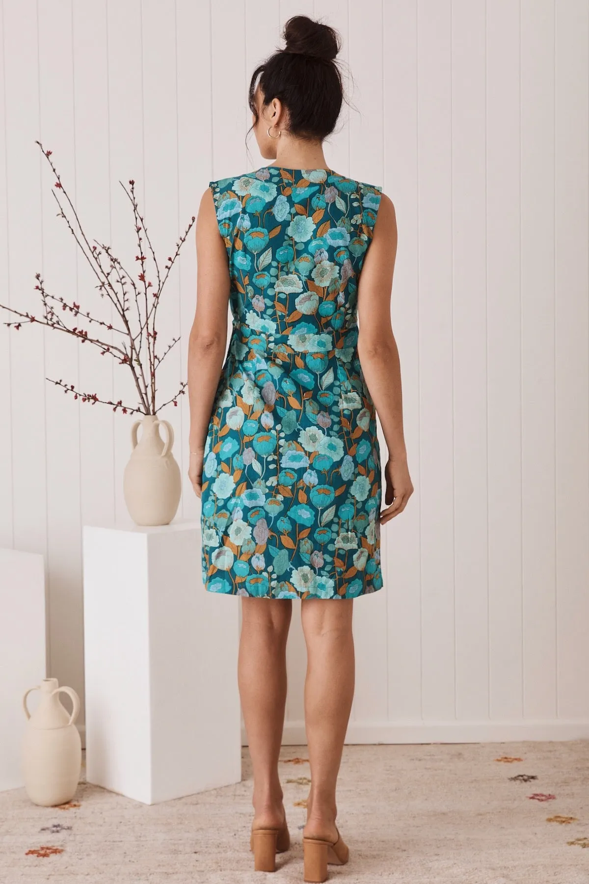 Mahashe Lara Wrap Dress - Poppy Teal