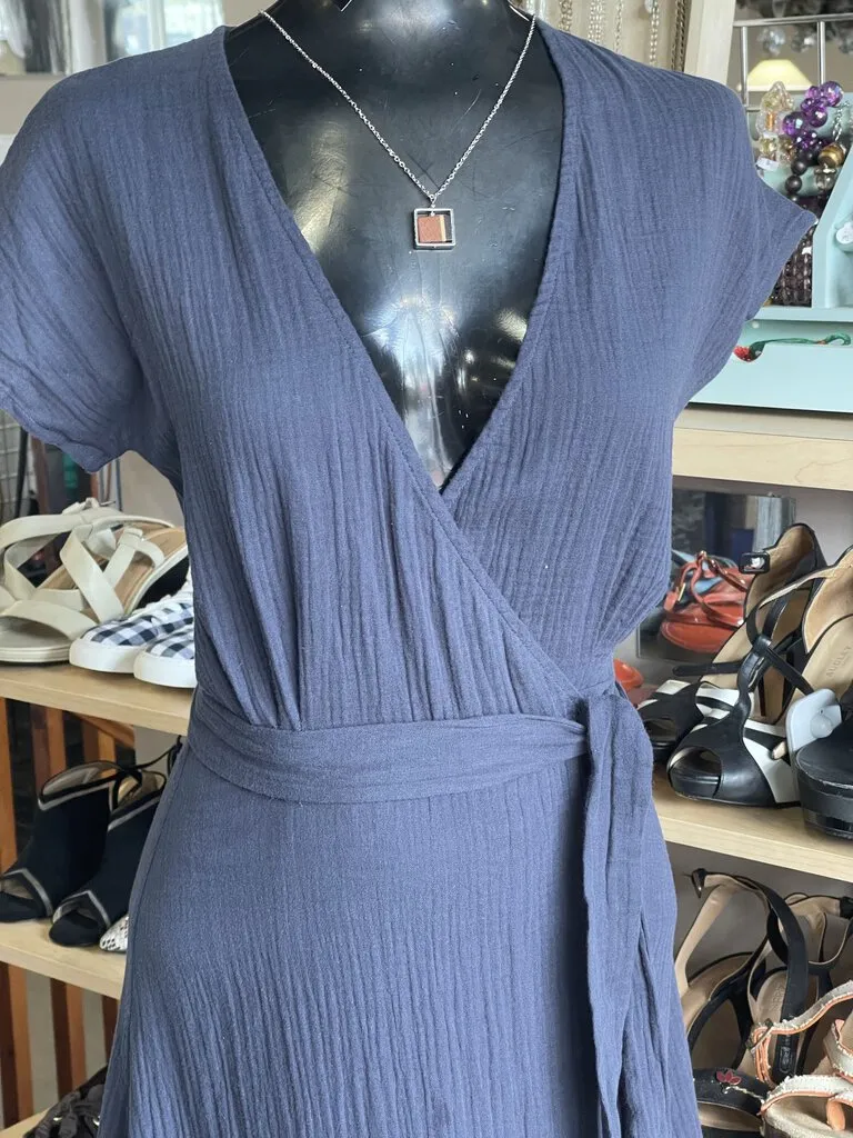 Marine Layer Cotton Wrap Dress XS NWT