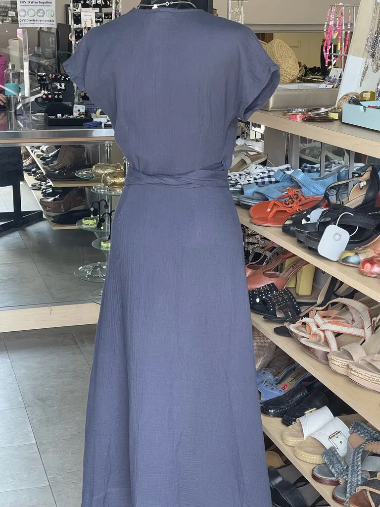 Marine Layer Cotton Wrap Dress XS NWT