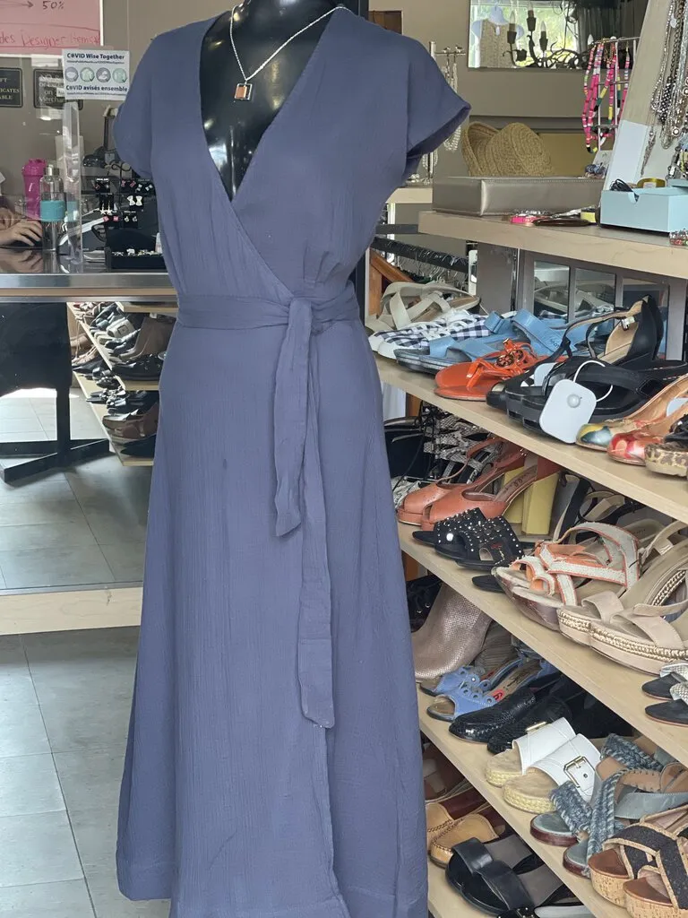 Marine Layer Cotton Wrap Dress XS NWT