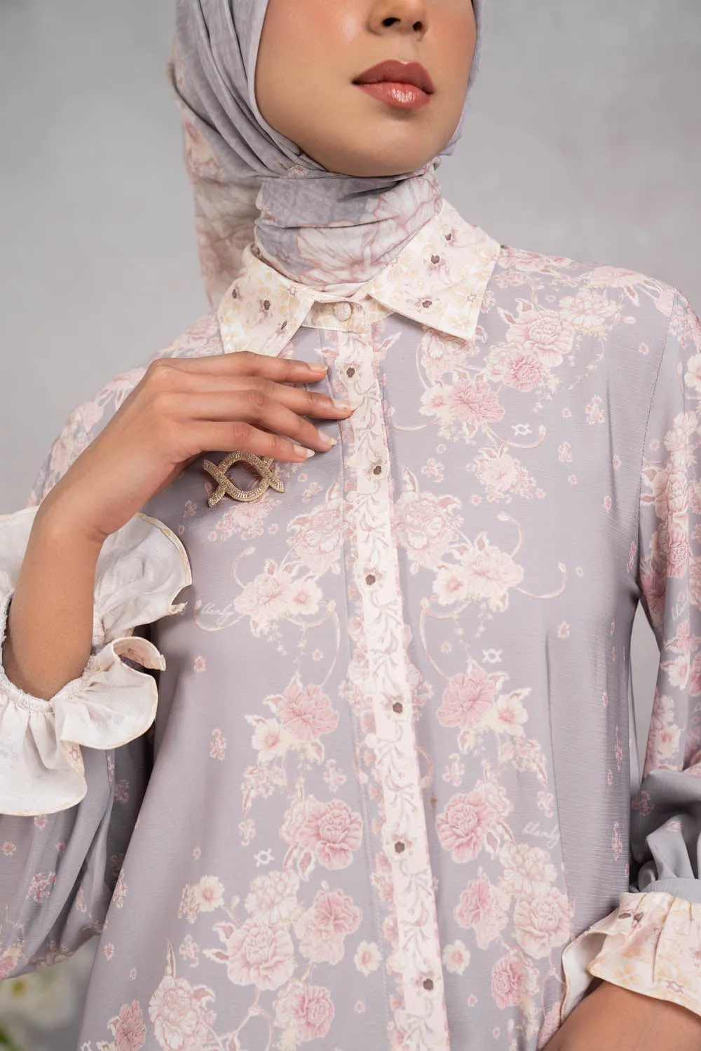 Marjorie Shirt Heather Blush