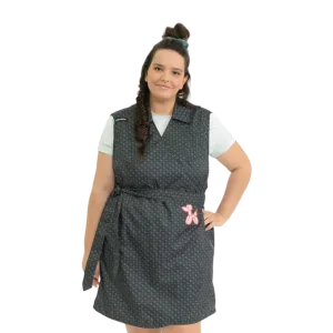 Marsella-Printed Plus Size Dress/Apron by Artero