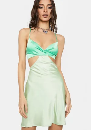 Matcha Socialite Life Mini Dress