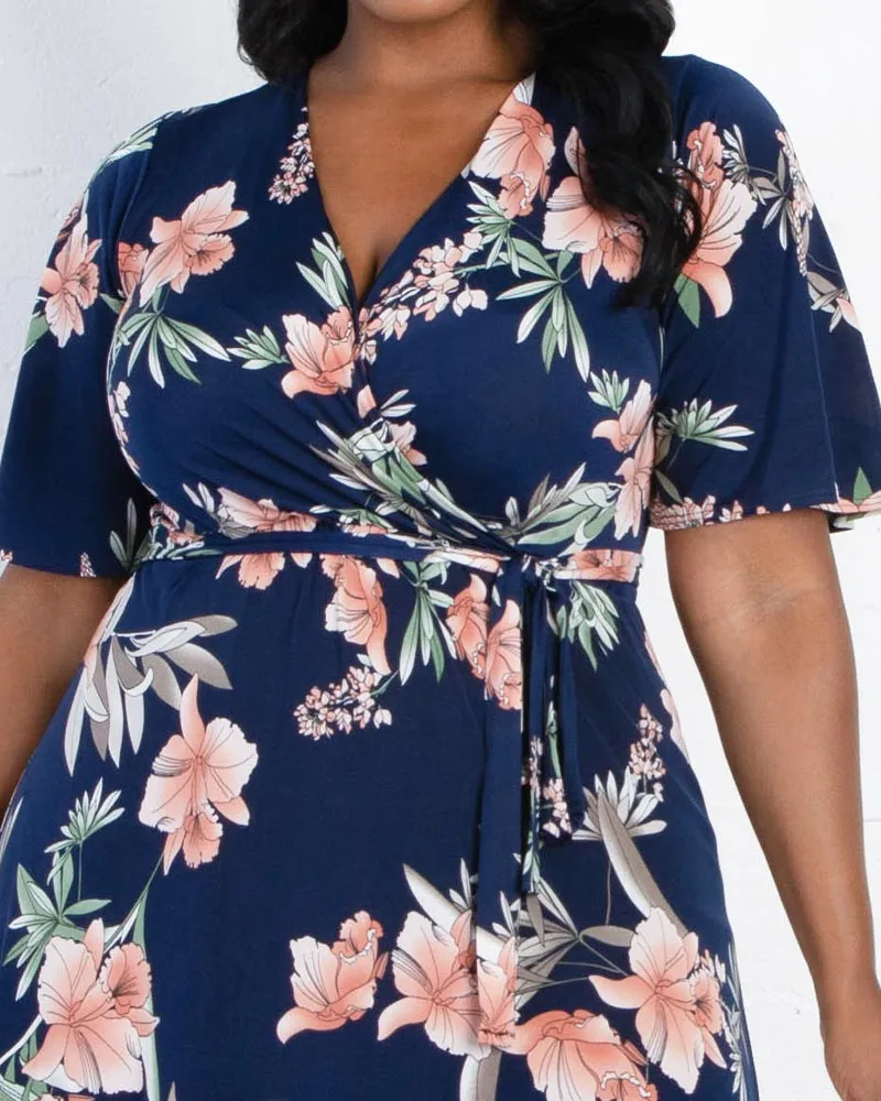 Melody Faux Wrap Dress - Sale!