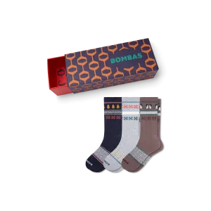 Men's Winter Calf Sock 3-Pack Gift Box