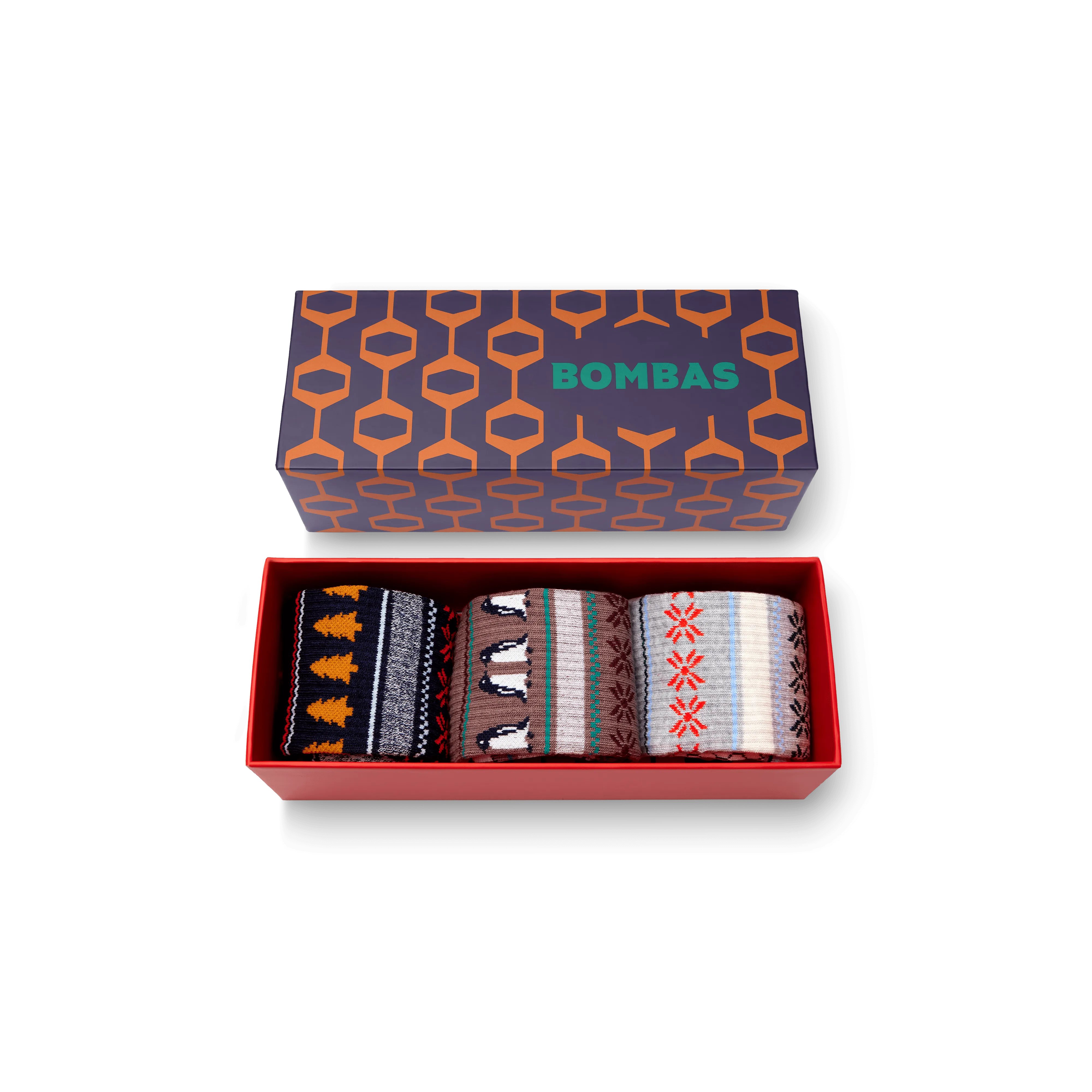 Men's Winter Calf Sock 3-Pack Gift Box