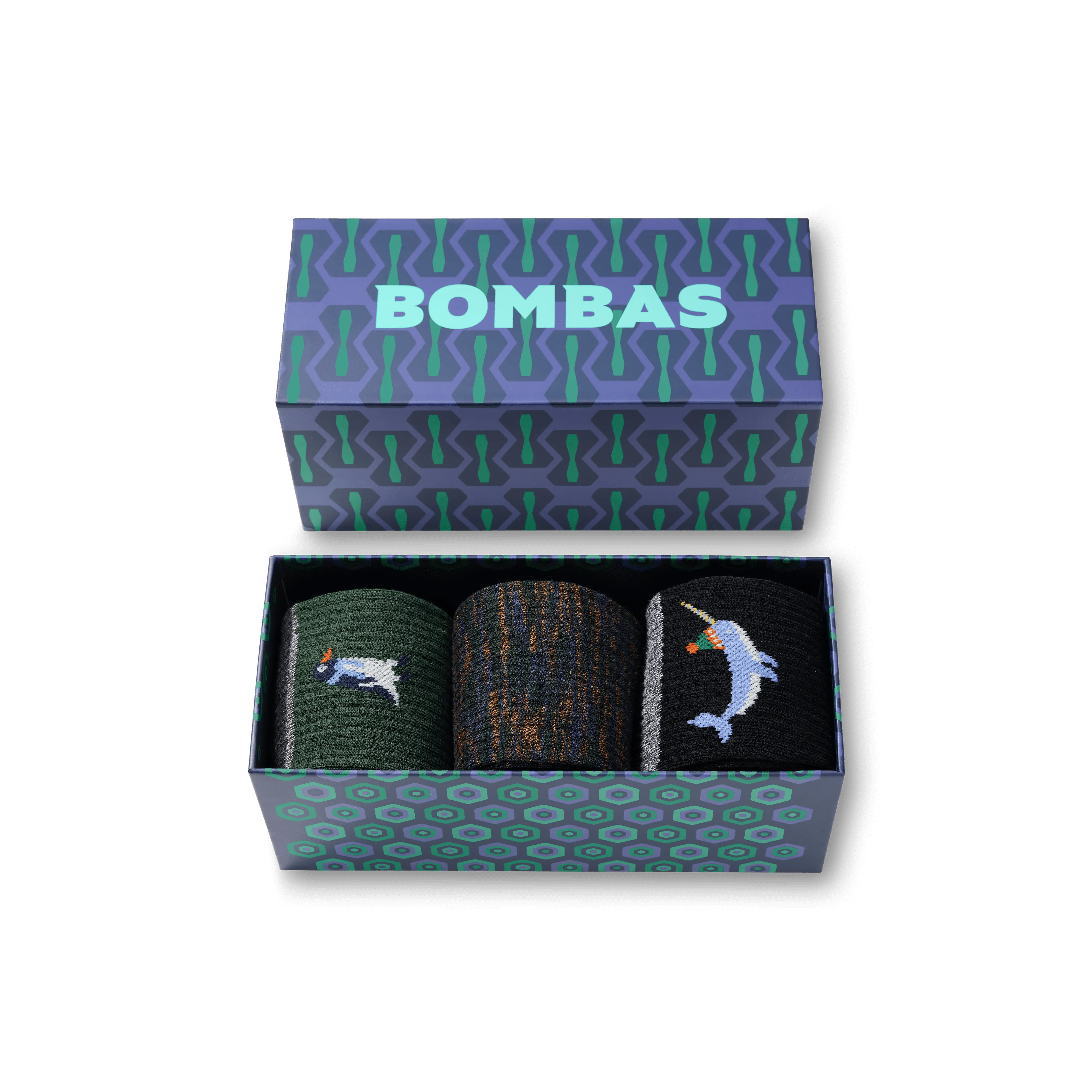 Men's Winter Calf Sock 3-Pack Gift Box