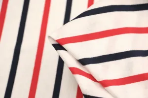 Mimasu Wide Line - Navy/Red Stripe