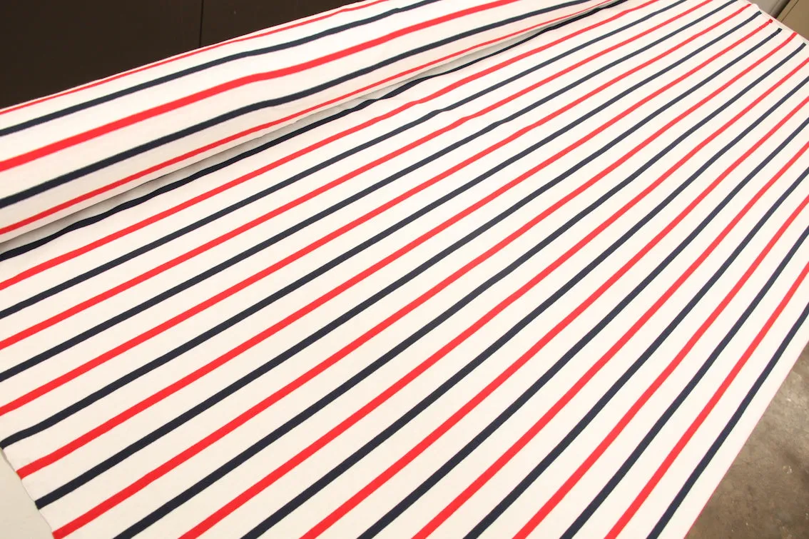 Mimasu Wide Line - Navy/Red Stripe