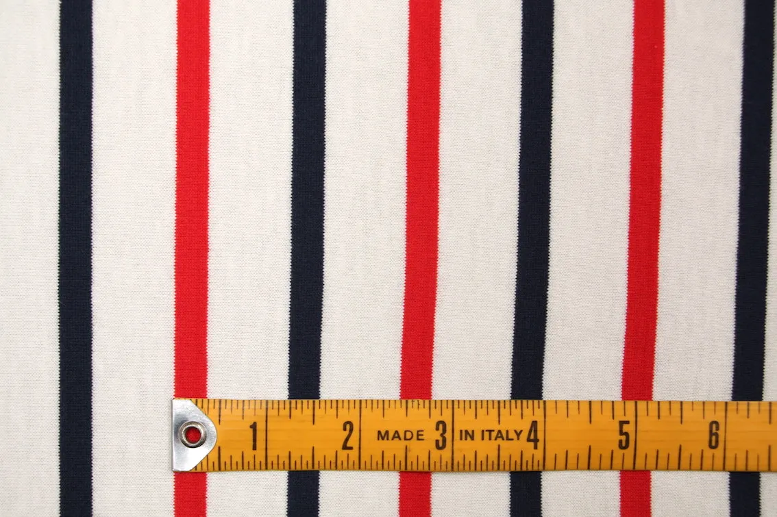 Mimasu Wide Line - Navy/Red Stripe