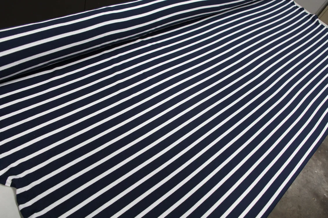 Mimasu Wide Line - Navy/White