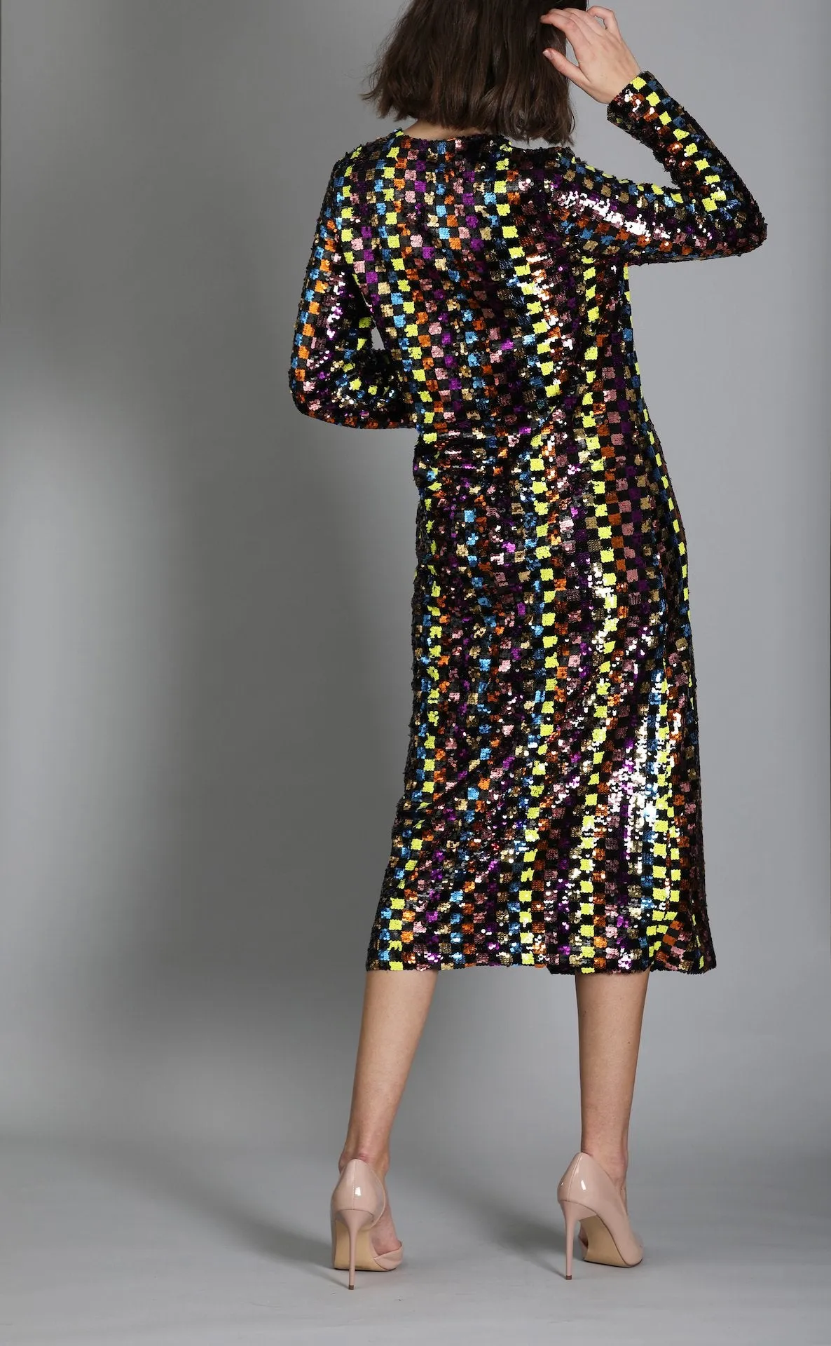 Multi Sequin Dress