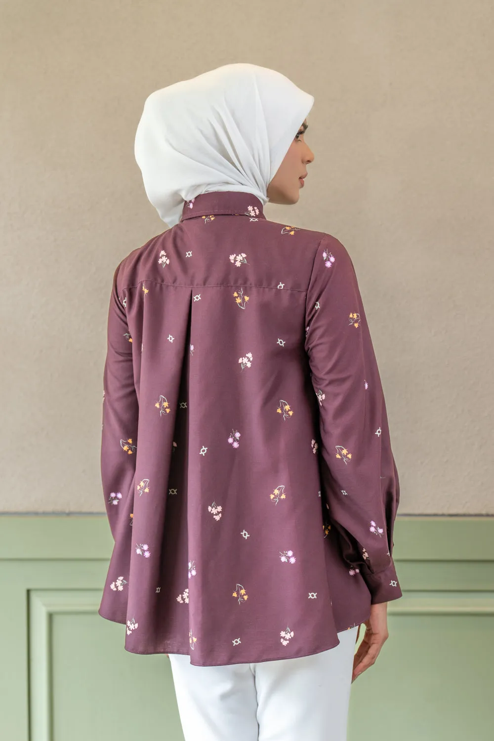 Naseria Shirt Raspberry Bloom
