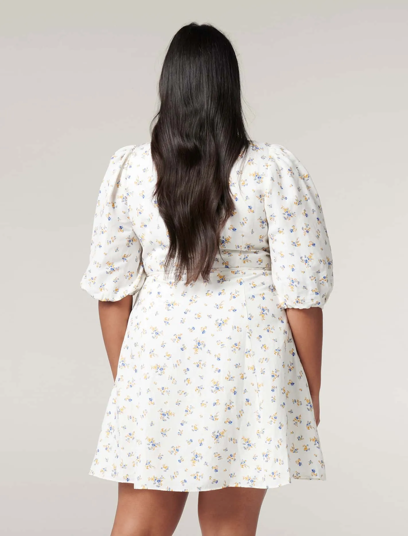 Olivia Curve Wrap Skater Dress