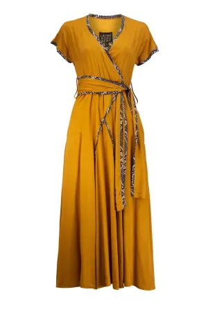 OSAKA Mustard, Black & Ivory Trim