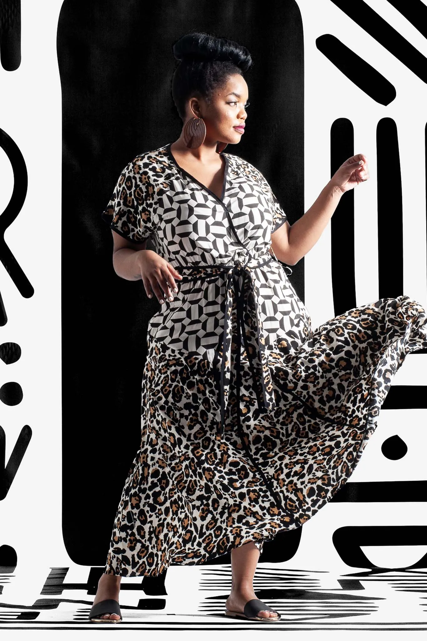 OSAKA Rust, Black & Ivory Trim