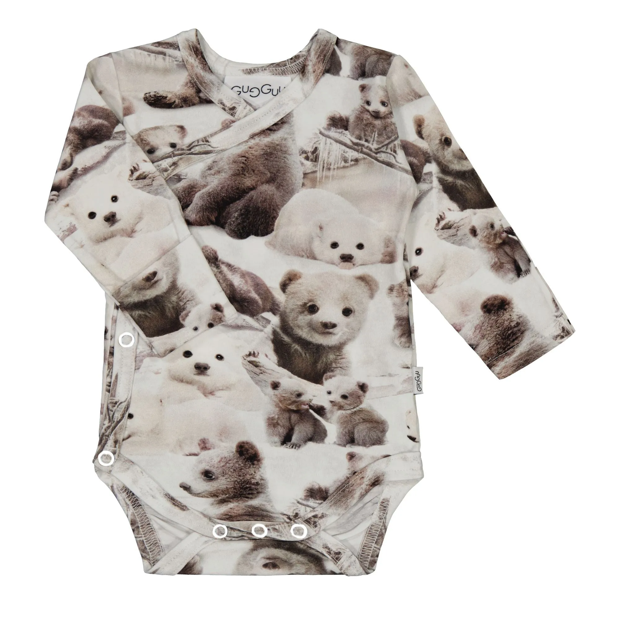 Outlet Baby Print Wrap Bodysuit
