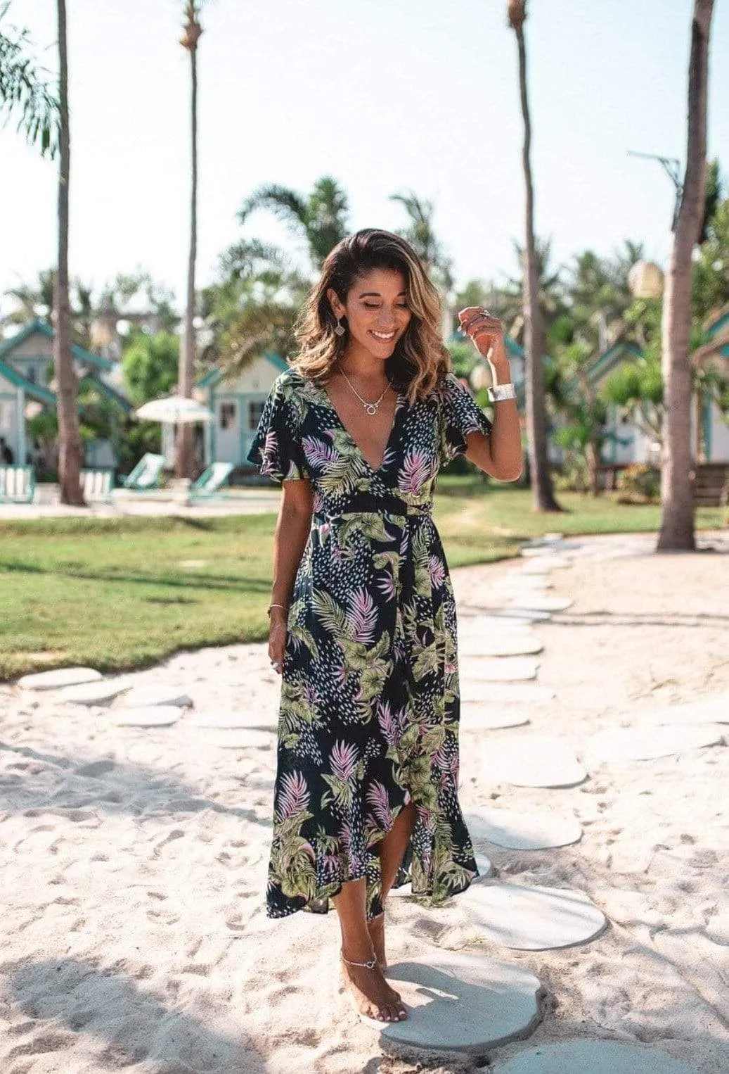PARADISO Maxi Wrap Dress