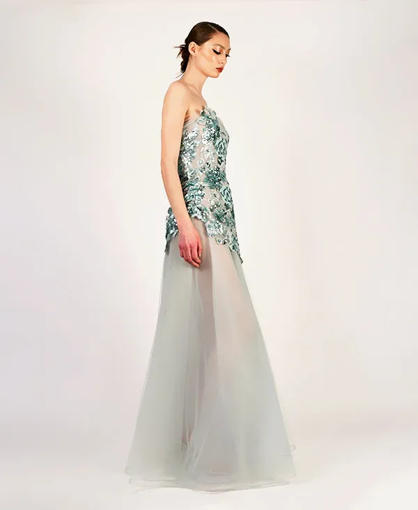 Paradiso Strapless Gown