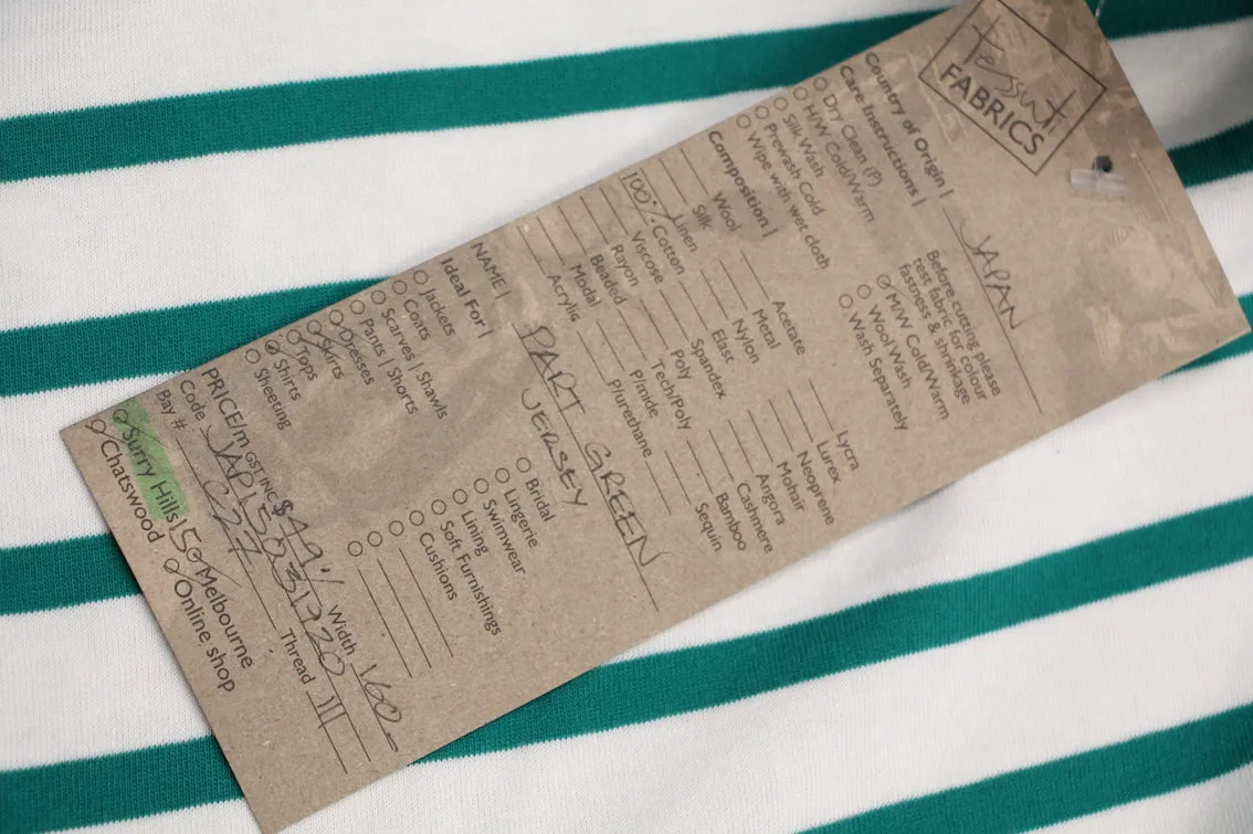 Part Green Cotton Knit