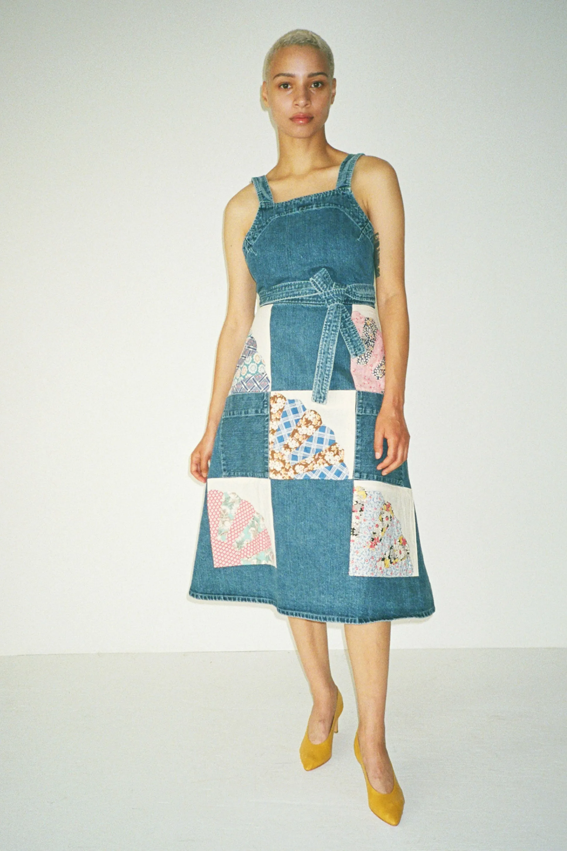 Patchwork Louise Wrap Dress
