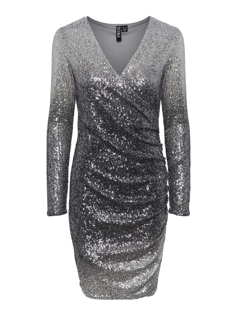 PCDELPHIA LS NEW WRAP DRESS