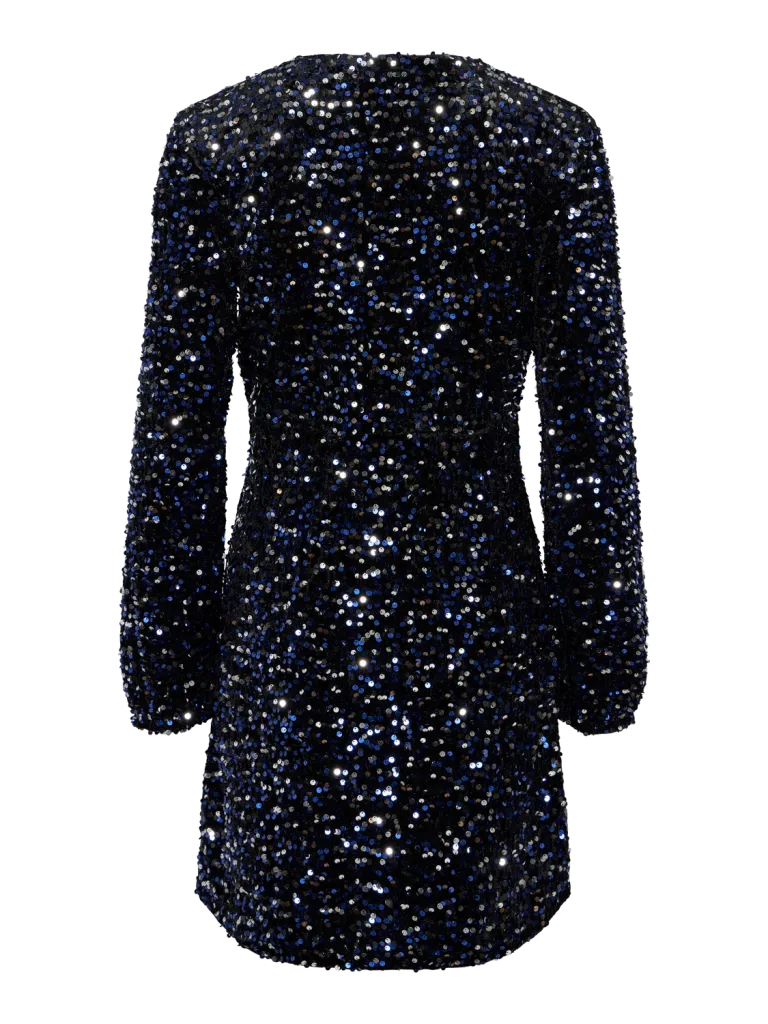 PCKAM LS WRAP DRESS JRS BC