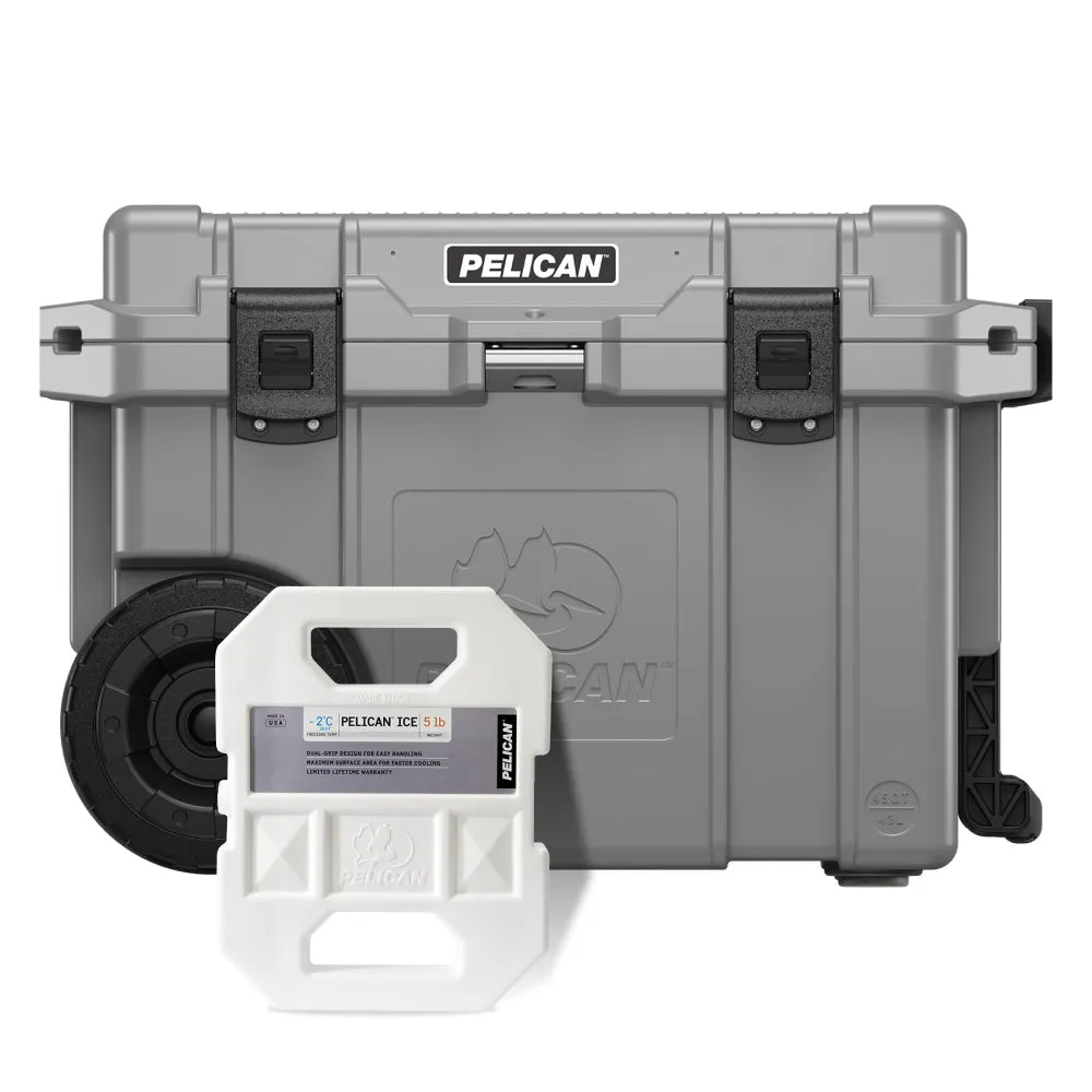 Pelican 45QT Elite Wheeled Cooler FREE 5lb Ice Pack