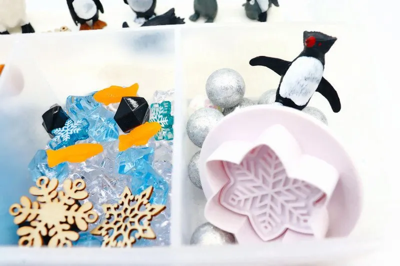 Penguin Winter Play Dough Kit