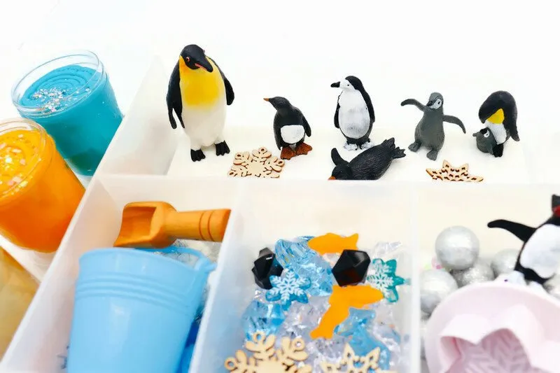 Penguin Winter Play Dough Kit