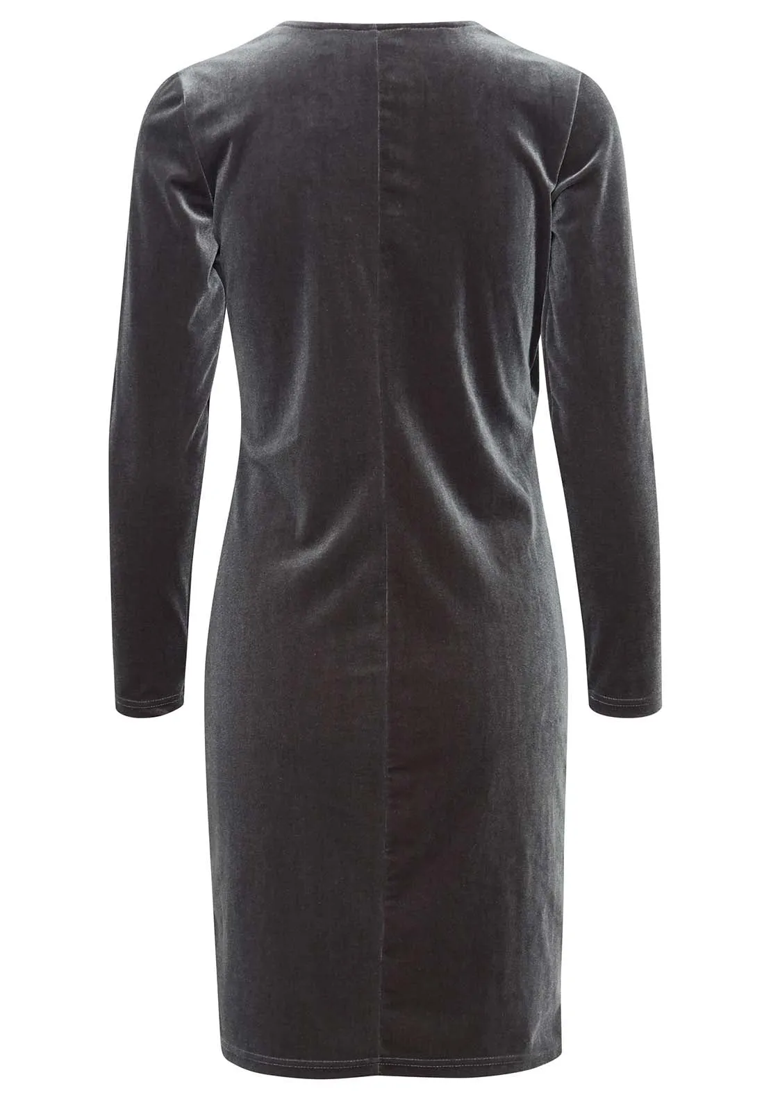 Perlina Wrap Dress - Asphalt
