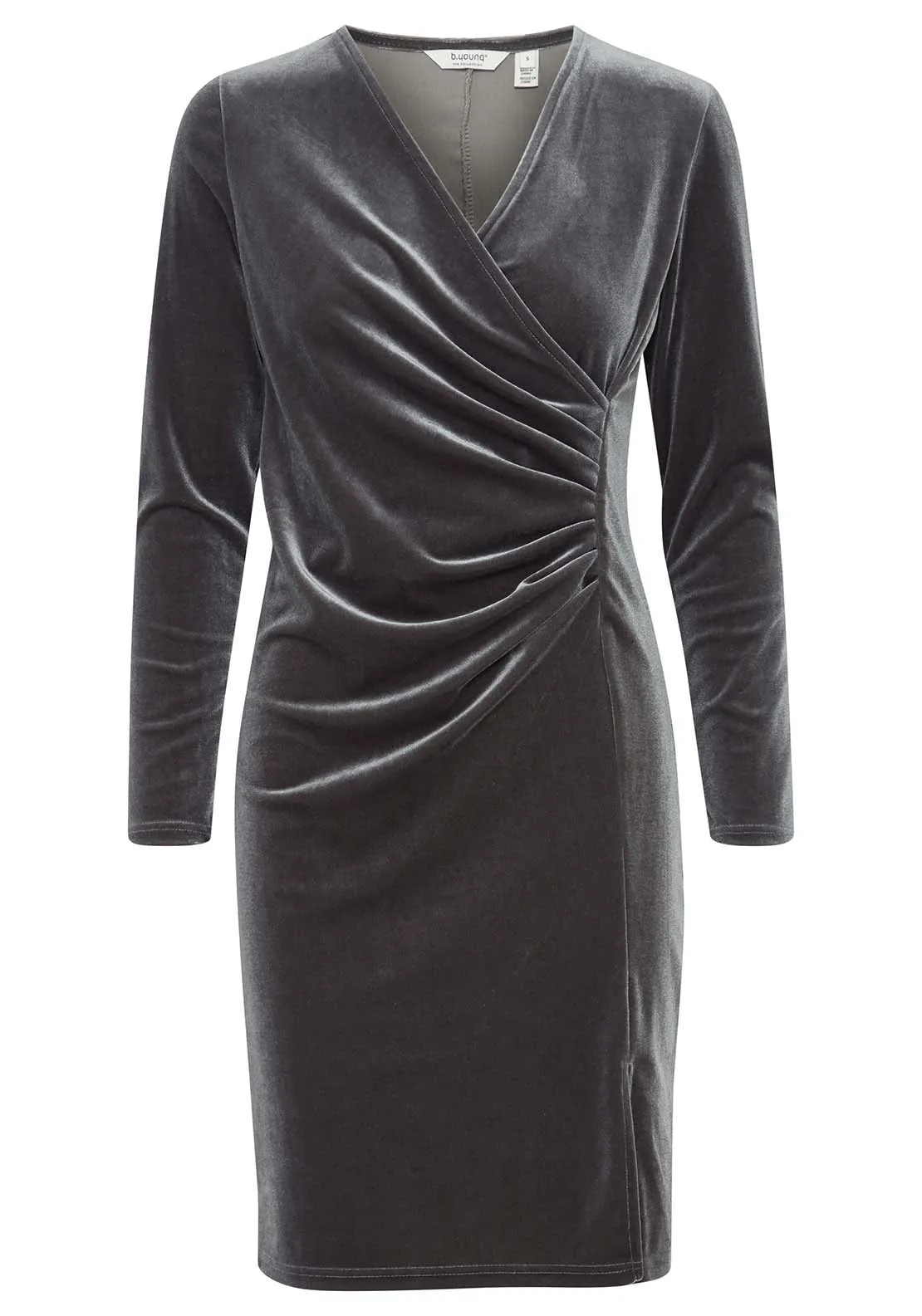 Perlina Wrap Dress - Asphalt