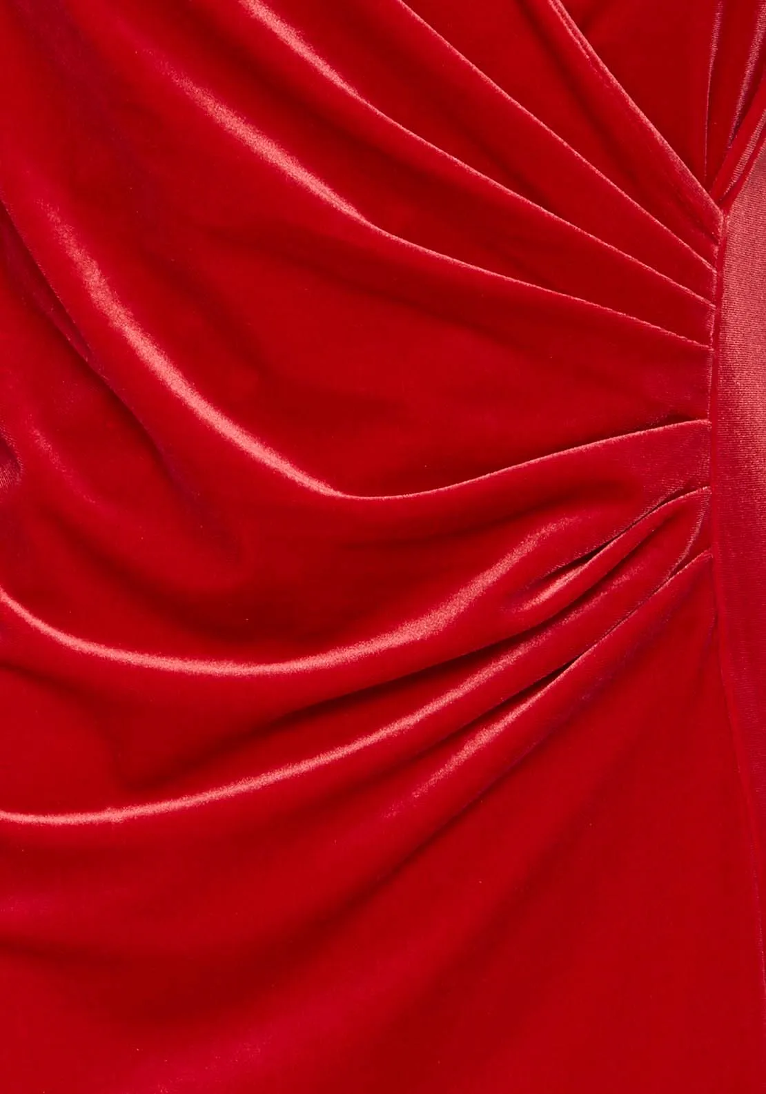 Perlina Wrap Dress - Haute Red