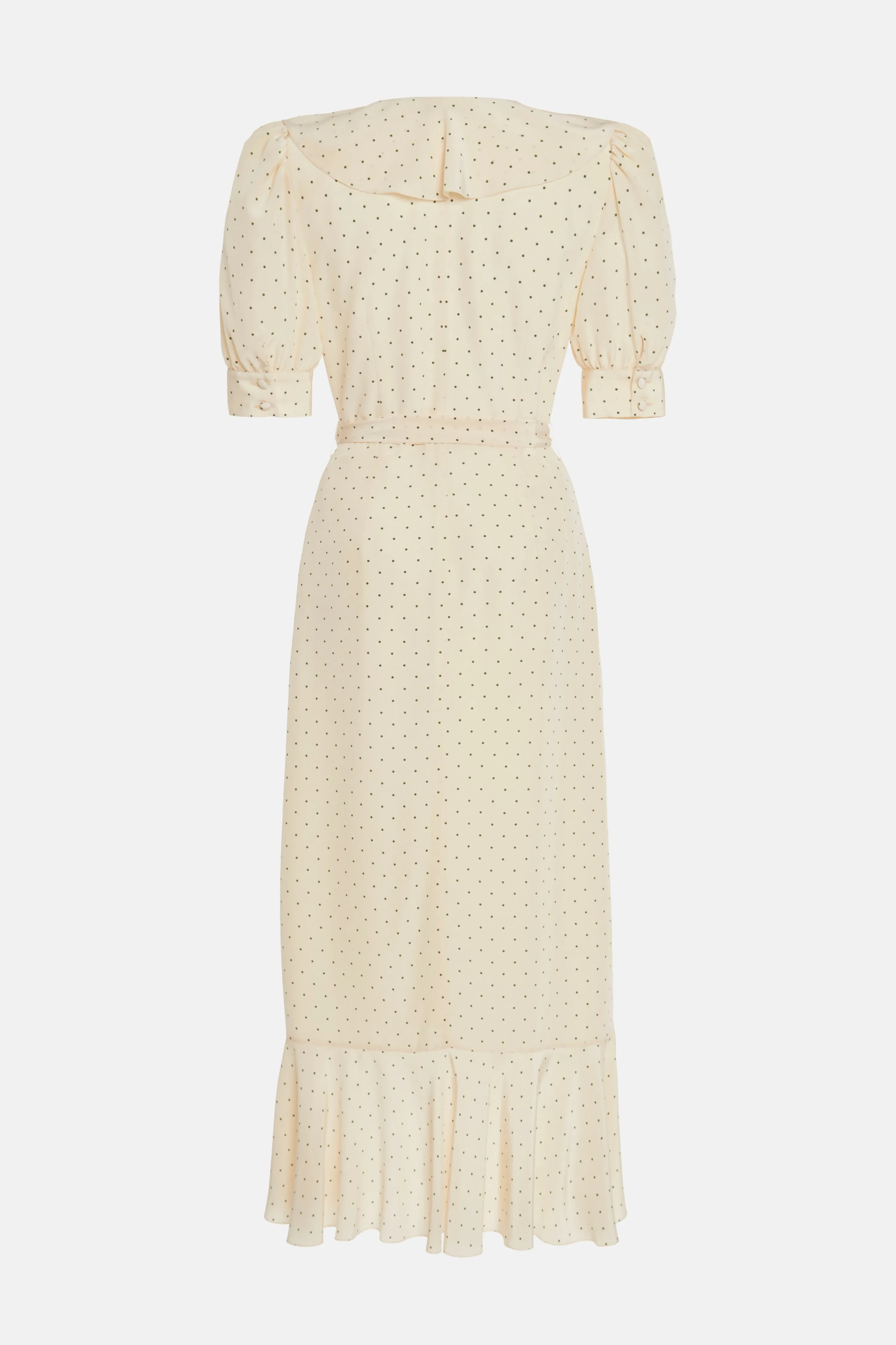 POLKA DOT WRAP DRESS