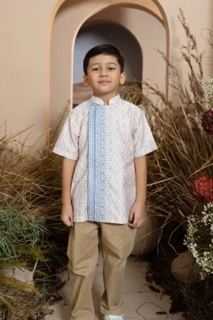 Pre Order - Mariri Shirt Boy Serene Azure