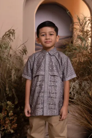 Pre Order - Senggala Shirt Boy Seagrass Twill