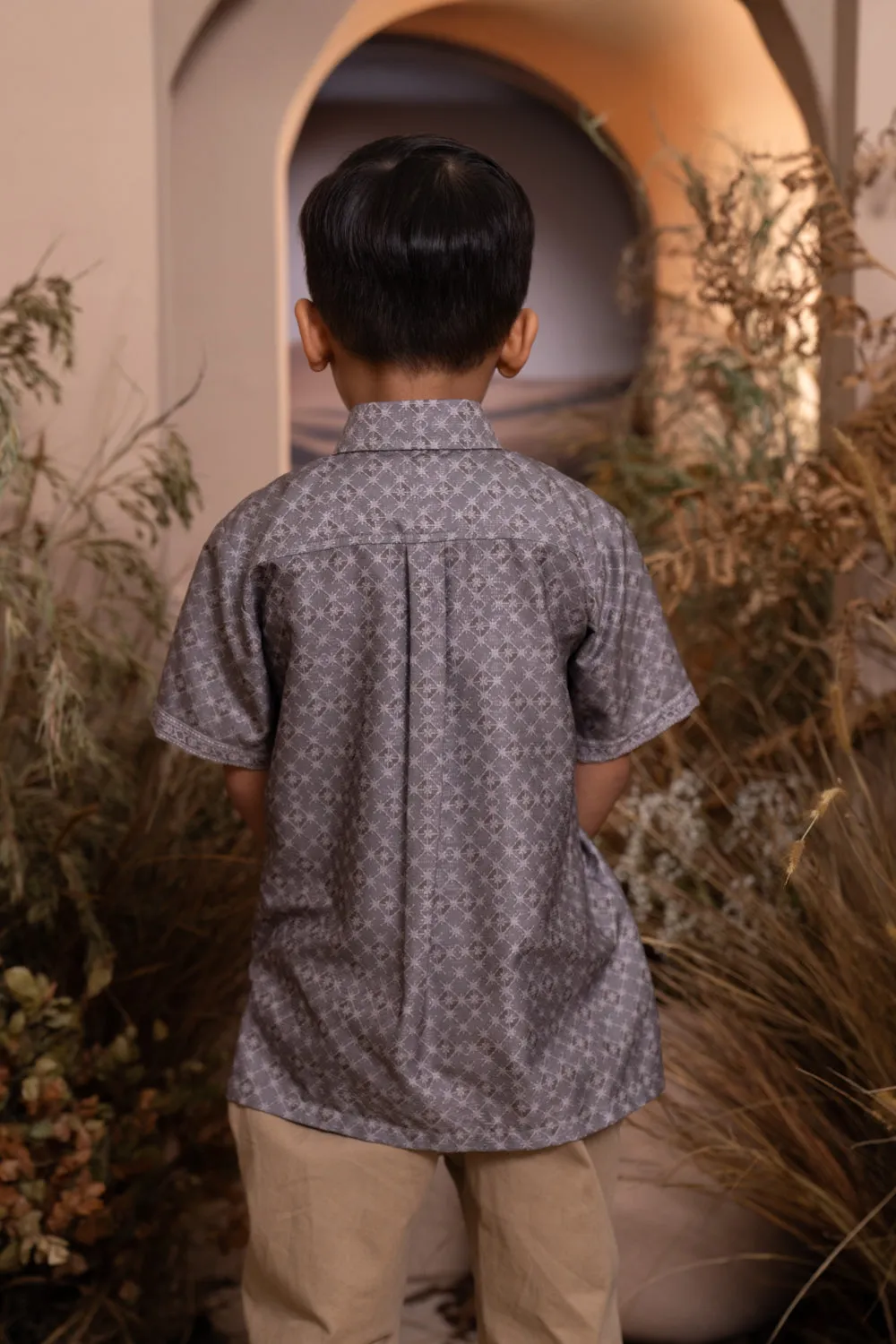 Pre Order - Senggala Shirt Boy Seagrass Twill
