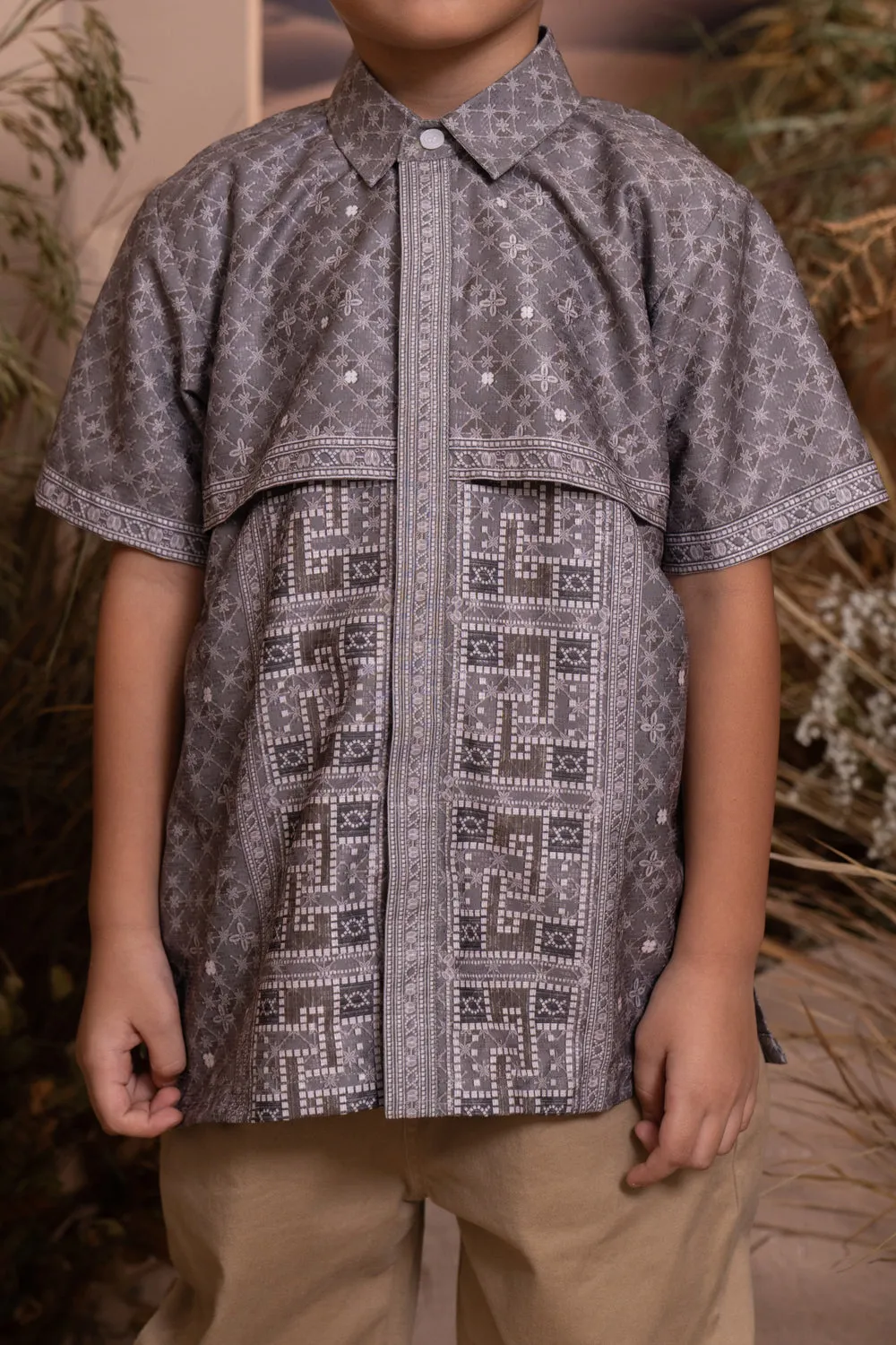 Pre Order - Senggala Shirt Boy Seagrass Twill