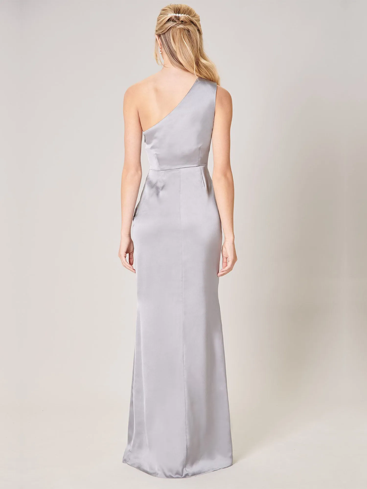 Prestige One Shoulder Pleat Detail Maxi Dress - Sugarlips
