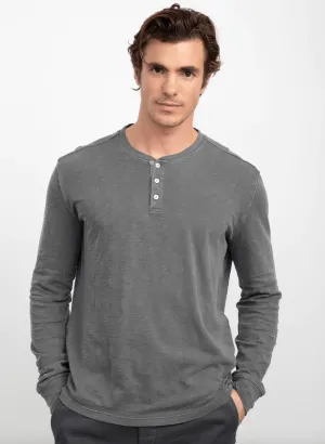 Rails Skhi Henley in Washed Black