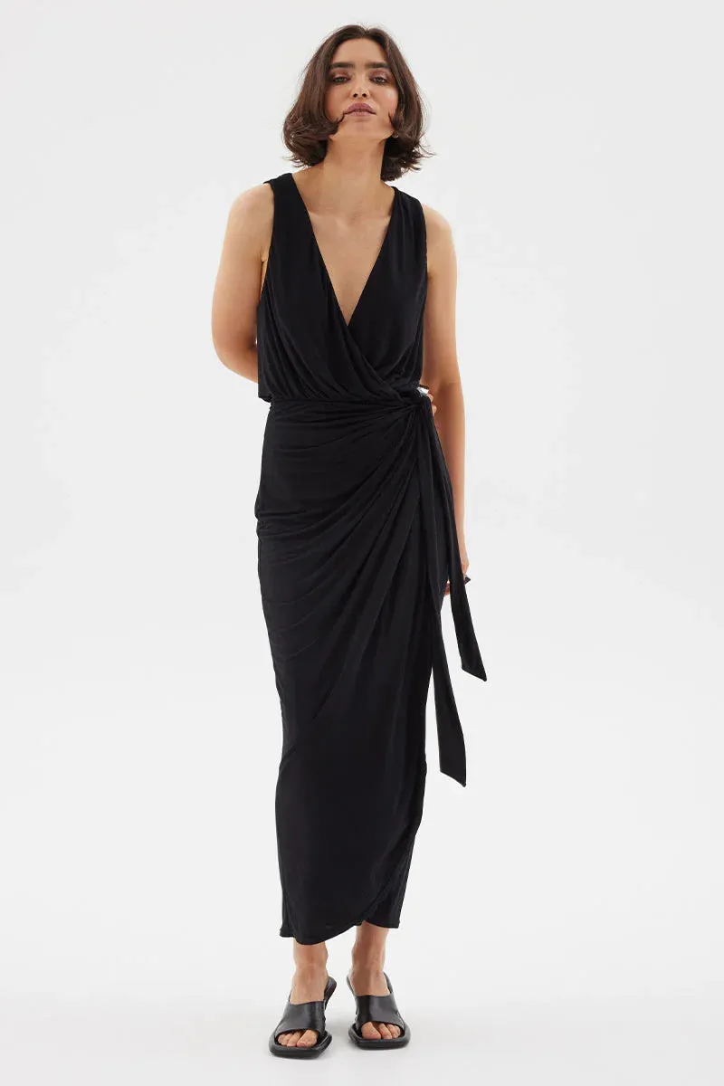 REVELATION MAXI DRESS - BLACK