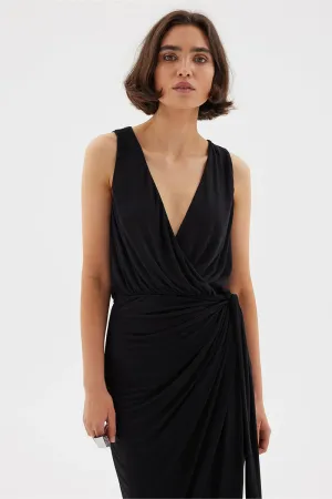 REVELATION MAXI DRESS - BLACK