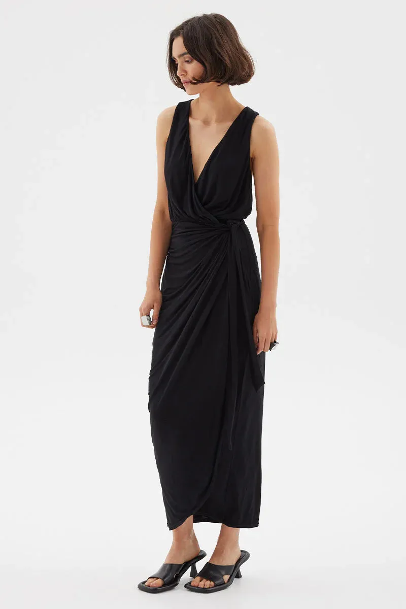 REVELATION MAXI DRESS - BLACK
