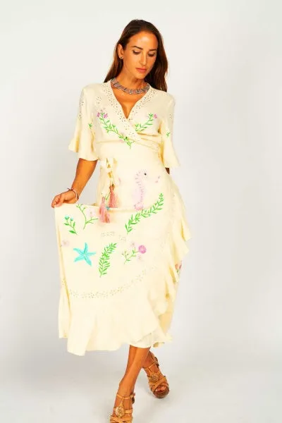 Riviera Maxi Wrap Dress