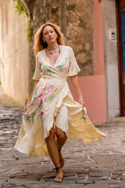 Riviera Maxi Wrap Dress
