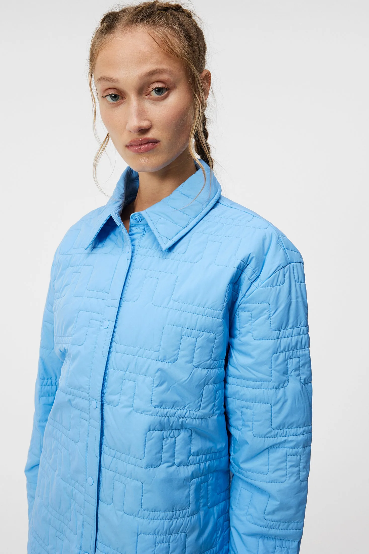 Rose Padded Shirt / Little Boy Blue