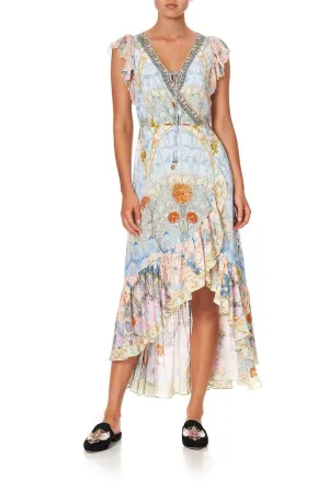 RUFFLE WRAP DRESS MORRIS MUSE