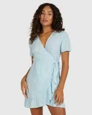 Sea Bloom Wrap Dress