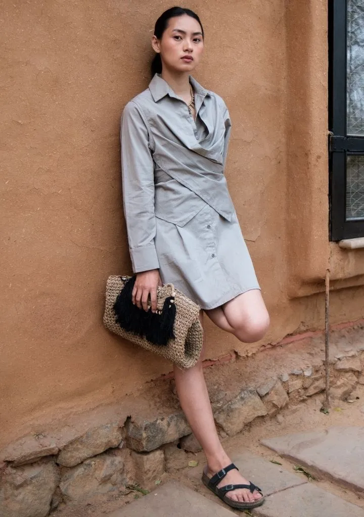 Seattle Wrap Shirt Dress
